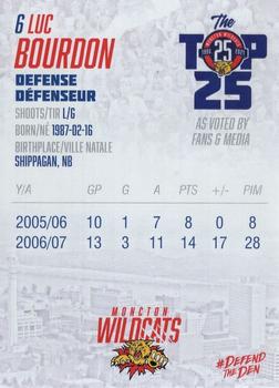 2021-22 Moncton Wildcats (QMJHL) Top-25 All-Time #21 Luc Bourdon Back