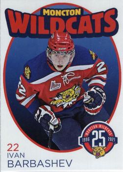 2021-22 Moncton Wildcats (QMJHL) Top-25 All-Time #24 Ivan Barbashev Front