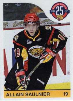 2021-22 Moncton Wildcats (QMJHL) Top-25 All-Time #25 Allain Saulnier Front