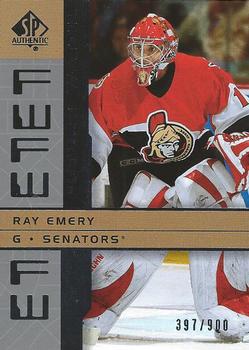 2002-03 Upper Deck Rookie Update - 2002-03 SP Authentic Update #207 Ray Emery Front