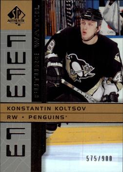 2002-03 Upper Deck Rookie Update - 2002-03 SP Authentic Update #215 Konstantin Koltsov Front