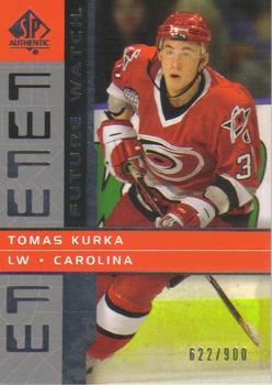 2002-03 Upper Deck Rookie Update - 2002-03 SP Authentic Update #219 Tomas Kurka Front