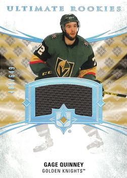 2020-21 Upper Deck Ultimate Collection - Ultimate Rookies Jersey #139 Gage Quinney Front