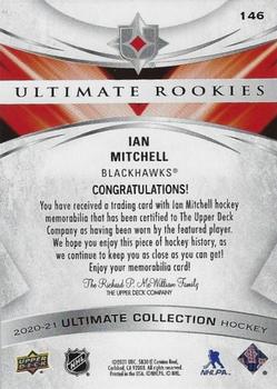 2020-21 Upper Deck Ultimate Collection - Ultimate Rookies Jersey #146 Ian Mitchell Back