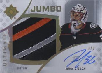 2020-21 Upper Deck Ultimate Collection - Jumbo Patch #56 John Gibson Front