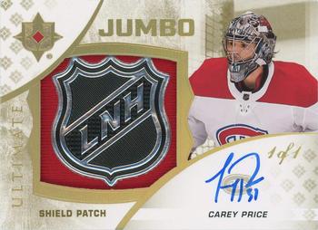 2020-21 Upper Deck Ultimate Collection - Shield Patch #8 Carey Price Front