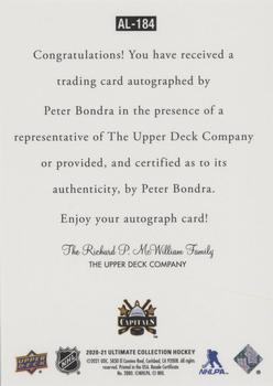 2020-21 Upper Deck Ultimate Collection - 1997 Ultimate Legends Signatures #AL-184 Peter Bondra Back