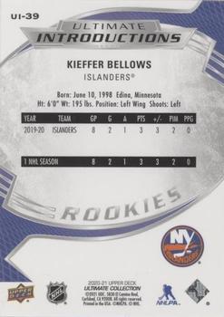 2020-21 Upper Deck Ultimate Collection - Ultimate Introductions #UI-39 Kieffer Bellows Back