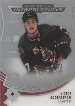 2020-21 Upper Deck Ultimate Collection - Ultimate Introductions #UI-61 Victor Soderstrom Front