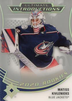 2020-21 Upper Deck Ultimate Collection - Ultimate Introductions #UI-68 Matiss Kivlenieks Front