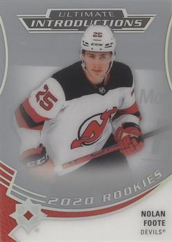 2020-21 Upper Deck Ultimate Collection - Ultimate Introductions #UI-80 Nolan Foote Front