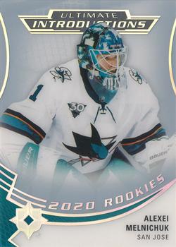 2020-21 Upper Deck Ultimate Collection - Ultimate Introductions #UI-85 Alexei Melnichuk Front