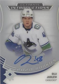 2020-21 Upper Deck Ultimate Collection - Ultimate Introductions Autographs #UI-56 Olli Juolevi Front