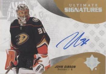 2020-21 Upper Deck Ultimate Collection - Ultimate Signatures #US-GI John Gibson Front