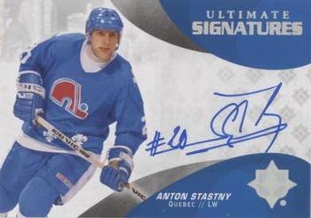 2020-21 Upper Deck Ultimate Collection - Ultimate Signatures #US-ST Anton Stastny Front