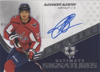 2020-21 Upper Deck Ultimate Collection - Ultimate Signatures Rookies #USR-AA Alexander Alexeyev Front