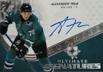 2020-21 Upper Deck Ultimate Collection - Ultimate Signatures Rookies #USR-AT Alexander True Front