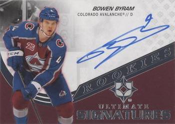 2020-21 Upper Deck Ultimate Collection - Ultimate Signatures Rookies #USR-BB Bowen Byram Front