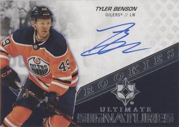2020-21 Upper Deck Ultimate Collection - Ultimate Signatures Rookies #USR-BE Tyler Benson Front