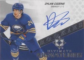 2020-21 Upper Deck Ultimate Collection - Ultimate Signatures Rookies #USR-DC Dylan Cozens Front