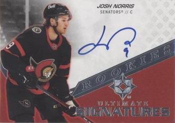 2020-21 Upper Deck Ultimate Collection - Ultimate Signatures Rookies #USR-JN Josh Norris Front