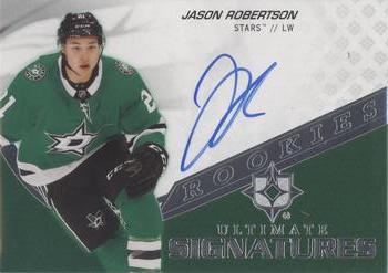2020-21 Upper Deck Ultimate Collection - Ultimate Signatures Rookies #USR-JR Jason Robertson Front