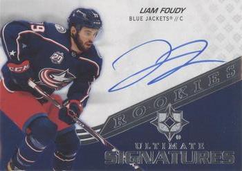 2020-21 Upper Deck Ultimate Collection - Ultimate Signatures Rookies #USR-LF Liam Foudy Front