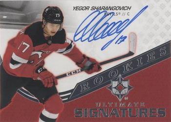 2020-21 Upper Deck Ultimate Collection - Ultimate Signatures Rookies #USR-YS Yegor Sharangovich Front