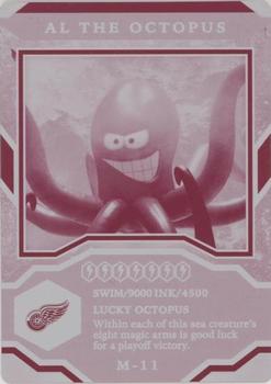 2021-22 Upper Deck MVP - Mascot Gaming Printing Plates Magenta #M-11 Al The Octopus Front