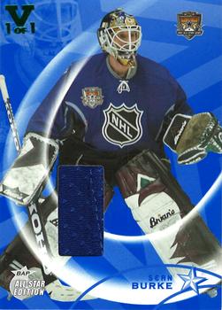2015-16 In The Game Final Vault - 2002-03 Be A Player All-Star Edition - Jerseys (Green Vault Stamp) #AS-13 Sean Burke Front