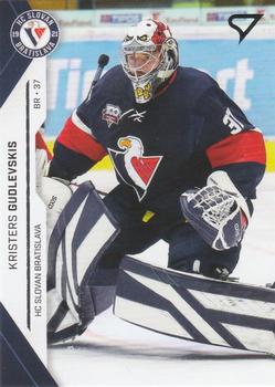 2021-22 SportZoo Tipos Extraliga #055 Kristers Gudlevskis Front