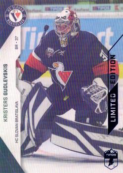 2021-22 SportZoo Tipos Extraliga - Blue #055 Kristers Gudlevskis Front