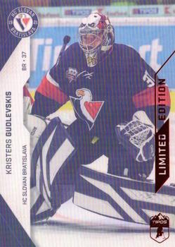 2021-22 SportZoo Tipos Extraliga - Red #055 Kristers Gudlevskis Front