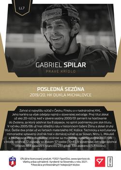 2021-22 SportZoo Tipos Extraliga - League Legends Auto #LL7 Gabriel Spilar Back