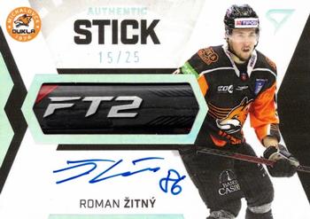 2021-22 SportZoo Tipos Extraliga - Authentic Stick #ST-RZ Roman Zitny Front