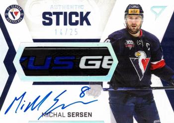 2021-22 SportZoo Tipos Extraliga - Authentic Stick #ST-MS Michal Sersen Front