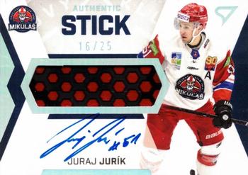 2021-22 SportZoo Tipos Extraliga - Authentic Stick #ST-JJ Juraj Jurik Front