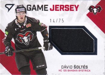 2021-22 SportZoo Tipos Extraliga - Game Jersey #JS-SO David Soltes Front