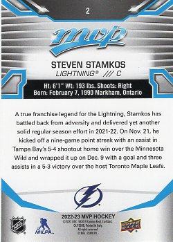 2022-23 Upper Deck MVP #2 Steven Stamkos Back