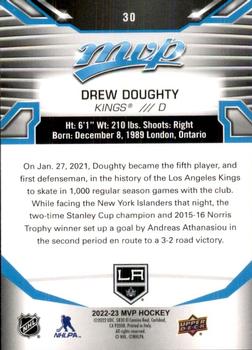 2022-23 Upper Deck MVP #30 Drew Doughty Back