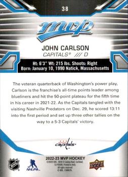 2022-23 Upper Deck MVP #38 John Carlson Back