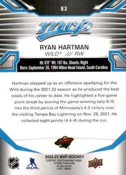 2022-23 Upper Deck MVP #83 Ryan Hartman Back