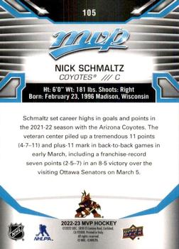 2022-23 Upper Deck MVP #105 Nick Schmaltz Back