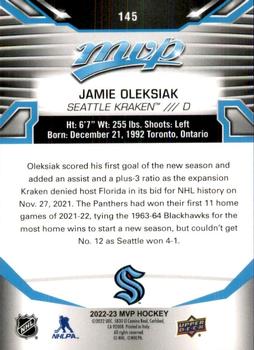 2022-23 Upper Deck MVP #145 Jamie Oleksiak Back