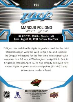 2022-23 Upper Deck MVP #195 Marcus Foligno Back