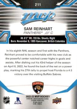 2022-23 Upper Deck MVP #211 Sam Reinhart Back