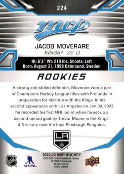 2022-23 Upper Deck MVP #224 Jacob Moverare Back