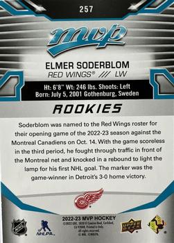 2022-23 Upper Deck MVP #257 Elmer Soderblom Back