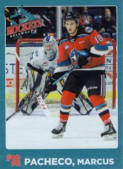 2021-22 Kelowna Rockets (WHL) #14 Marcus Pacheco Front