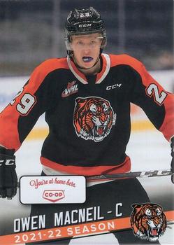 2021-22 Medicine Hat Tigers (WHL) #NNO Owen MacNeil Front